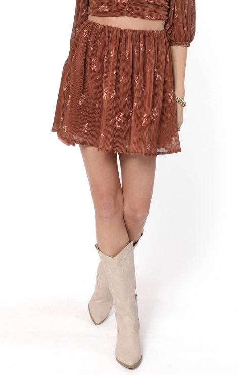 Last Dance Swing Mini Skirt