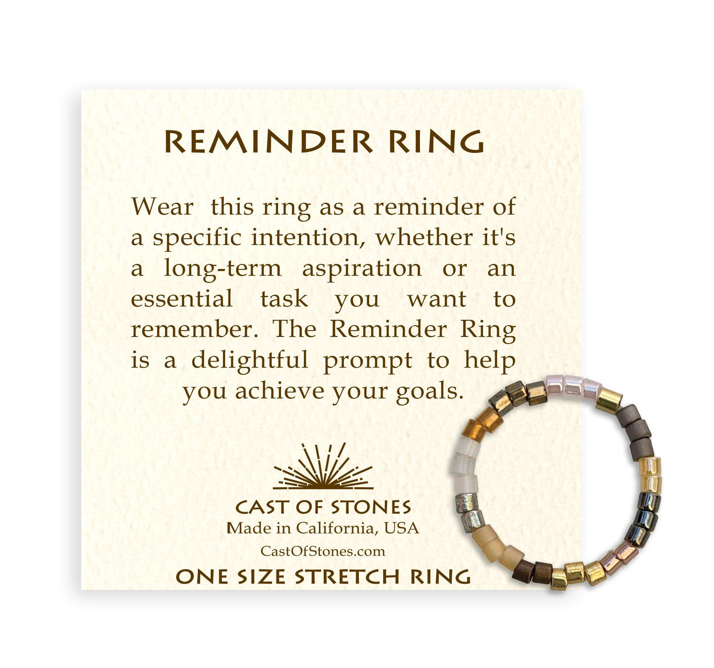 Reminder Beaded Rings