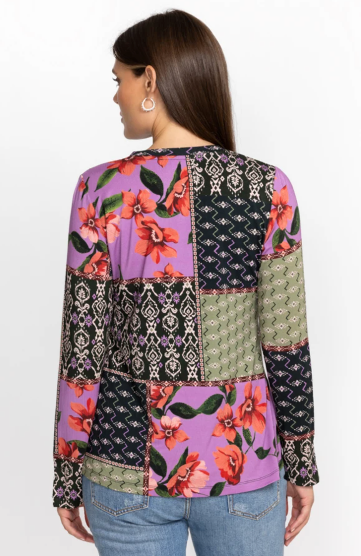 Zanda Split Neck Top