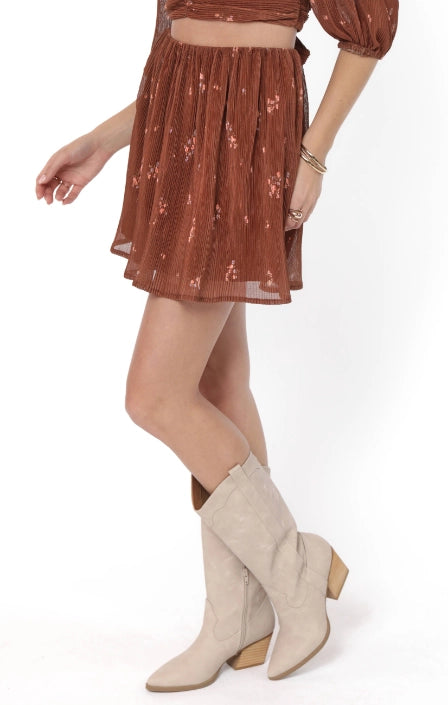Last Dance Swing Mini Skirt