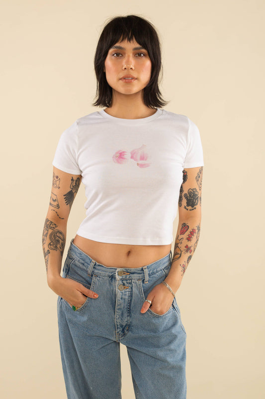 Garlic Farm-to-Tee Graphic Baby Tee