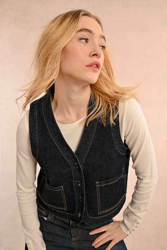 Sawyer Denim Vest