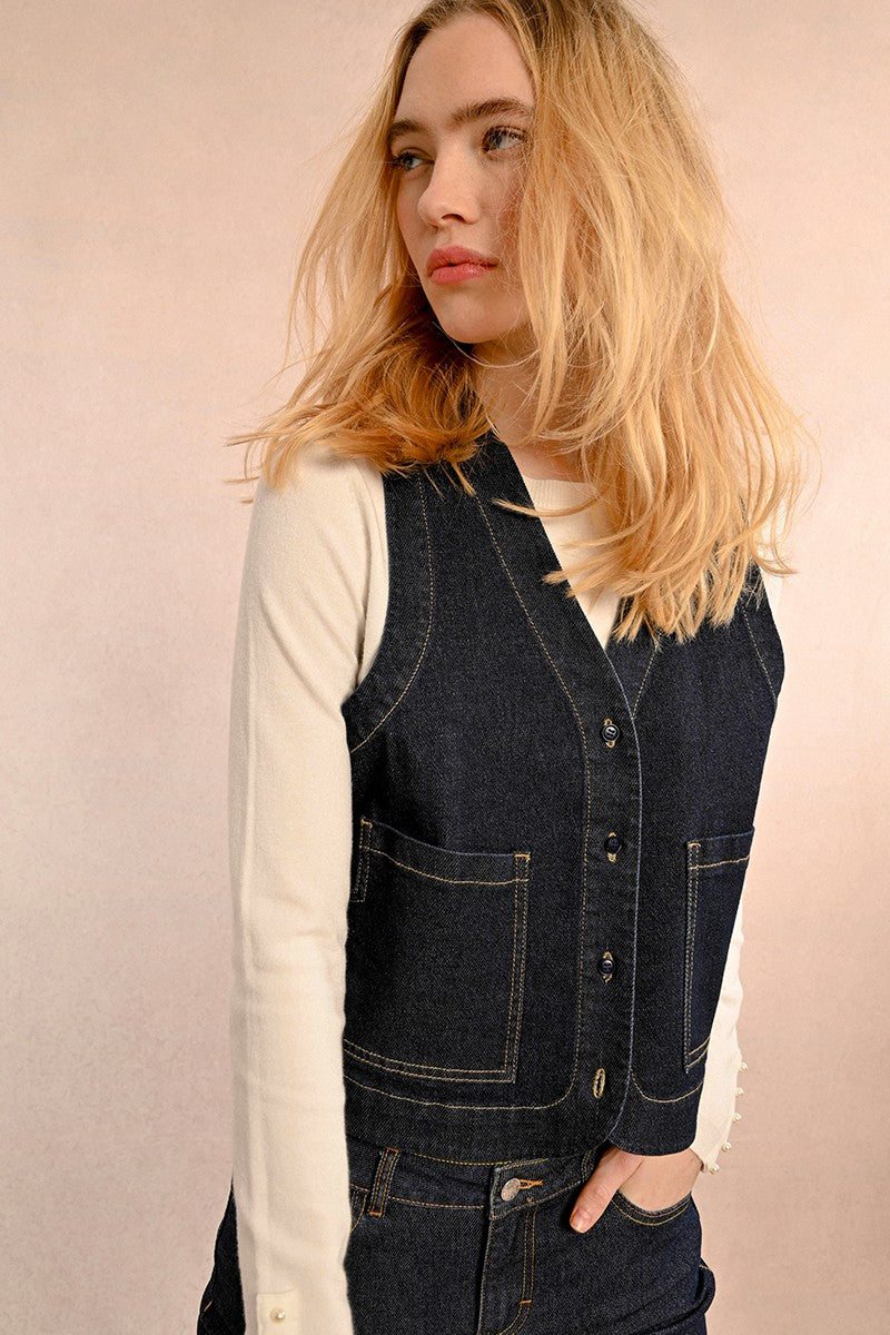 Sawyer Denim Vest