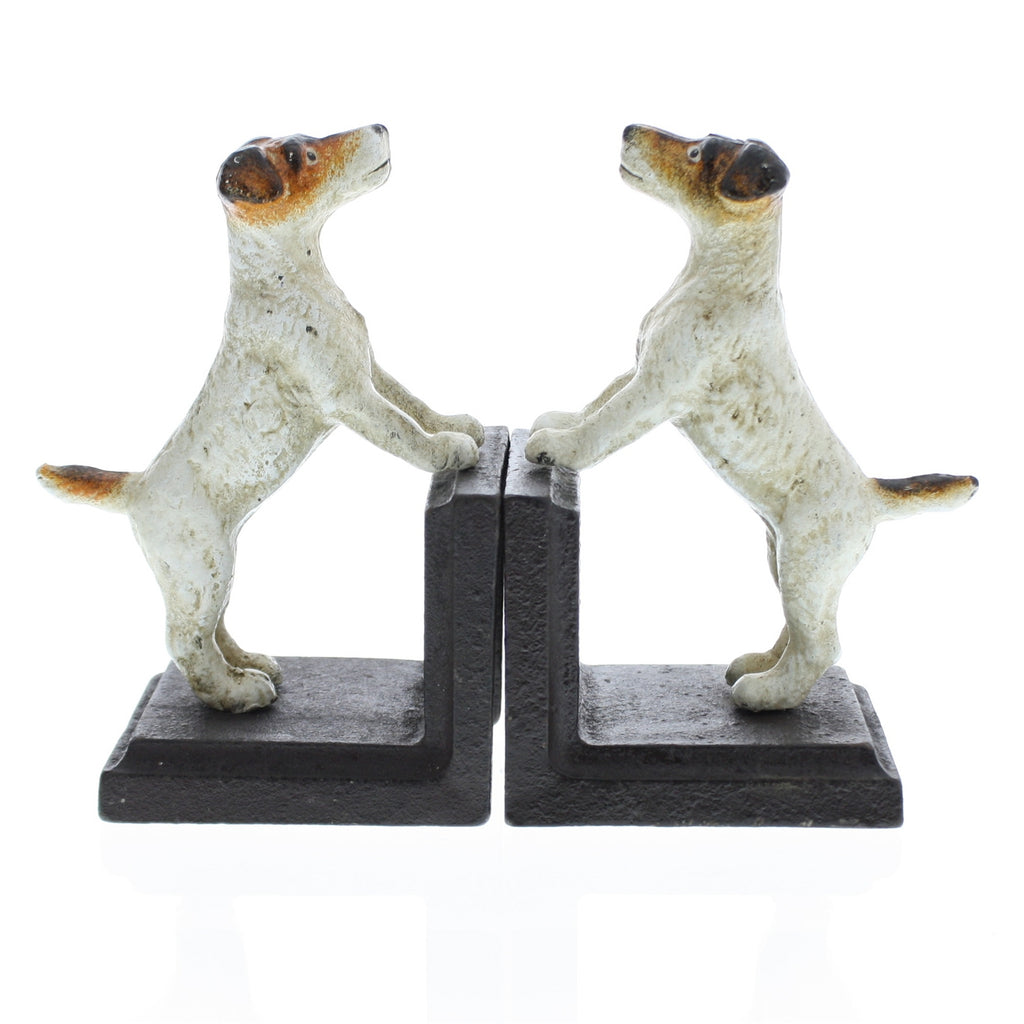 Cast Iron Jack Russel Dog Bookends