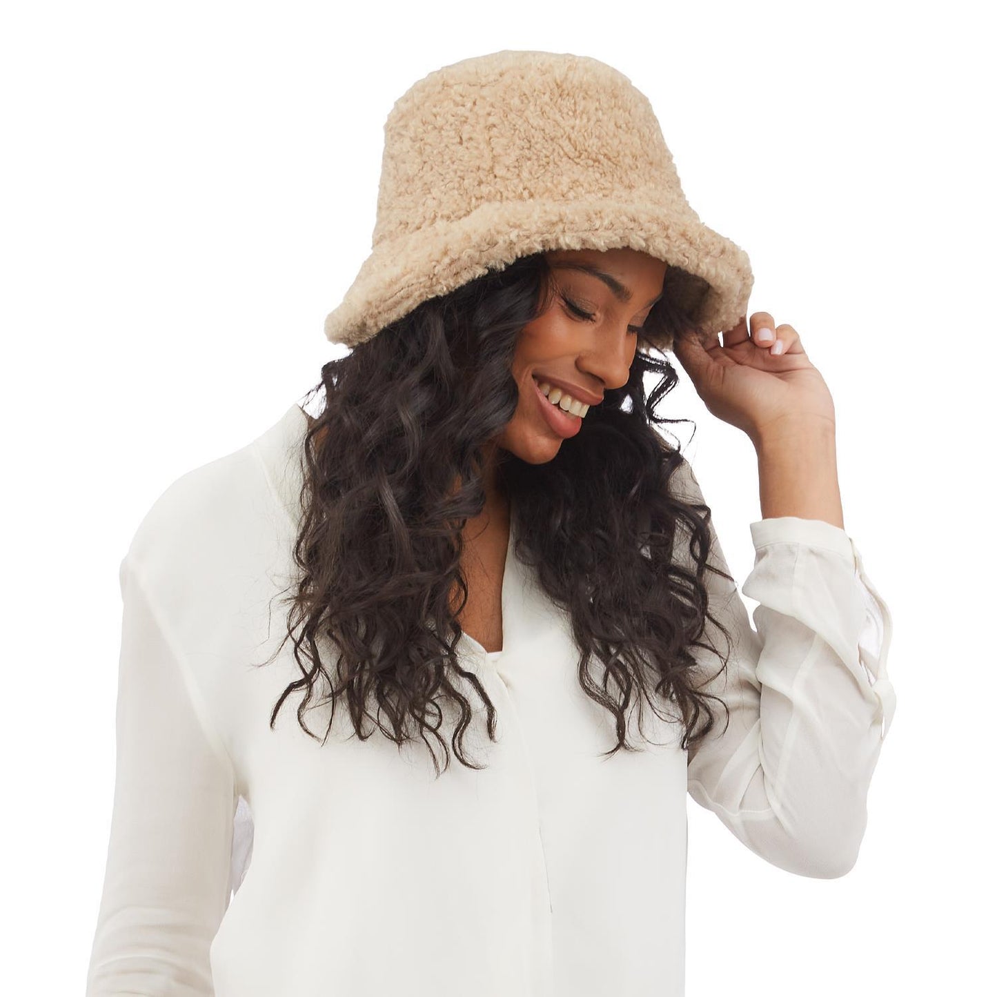 Sherpa Texture Bucket Hat