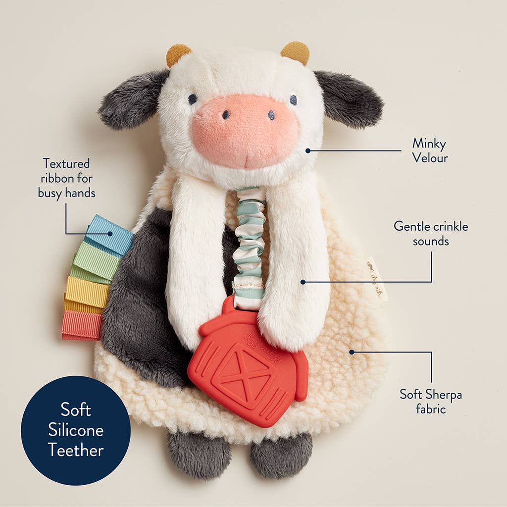 Itzy Friends Lovey Plush Cow