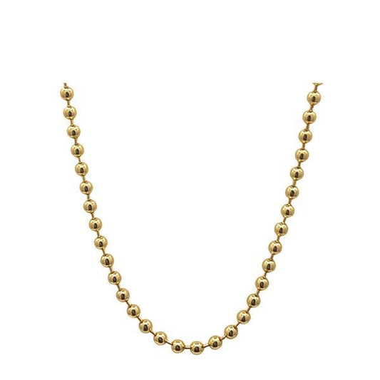 18kt Gold Fill Beaded Necklace