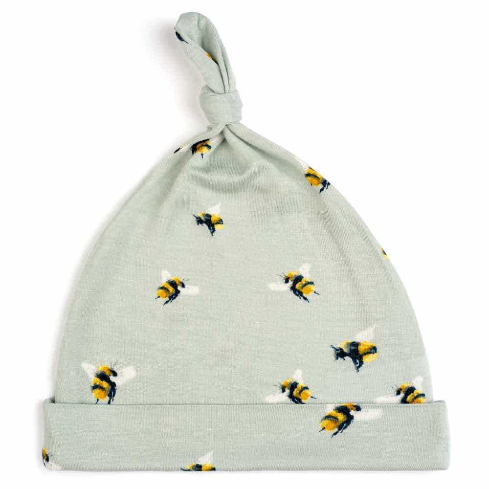 Bamboo Knotted Beanie Hat- Bumblebee