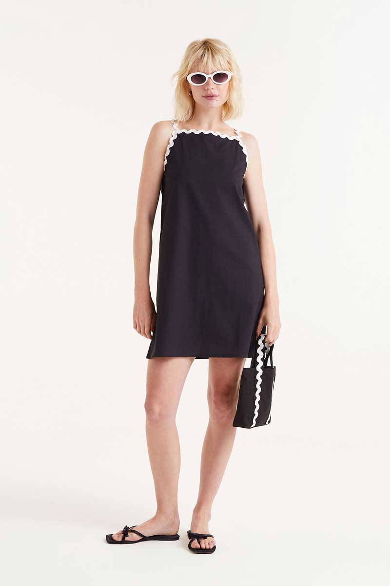 Fifi Short Ric Rac Dress