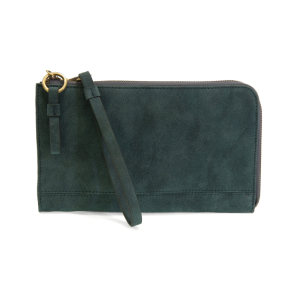 Faux Suede Karina Convertible Wristlet & Wallet