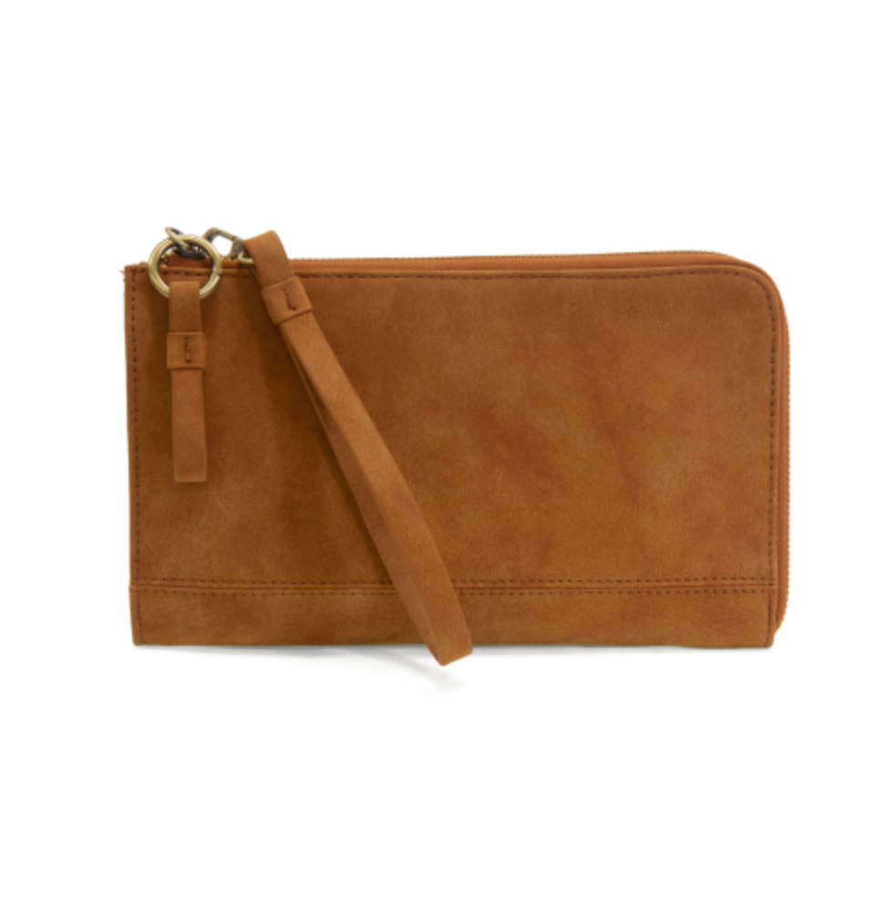 Faux Suede Karina Convertible Wristlet & Wallet