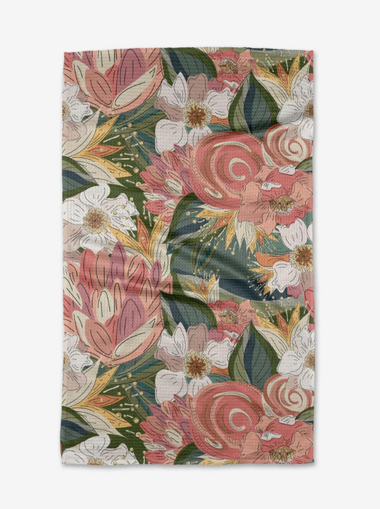 Flower Explosion Tea Towel