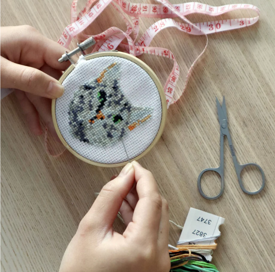 Mini Cross Stitch Embroidery Kit