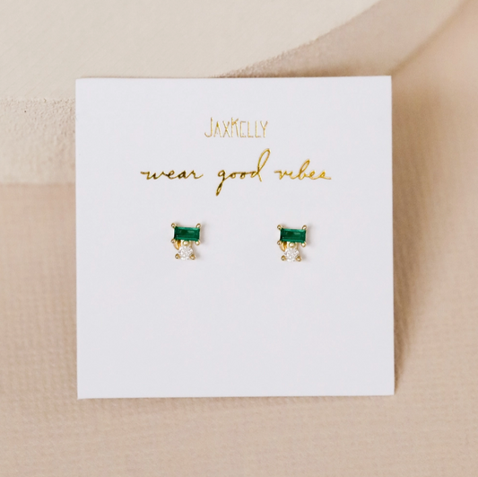 Double Stud Stack Earrings