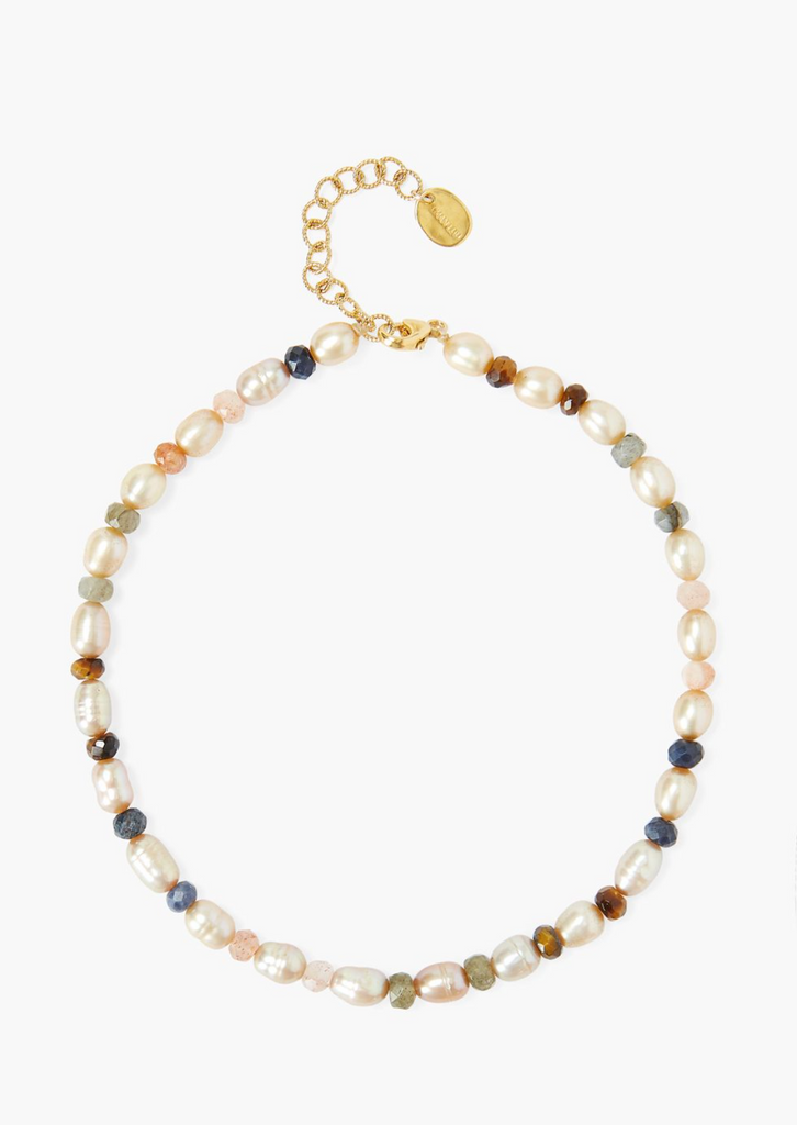 Champagne Pearl Mix Anklet