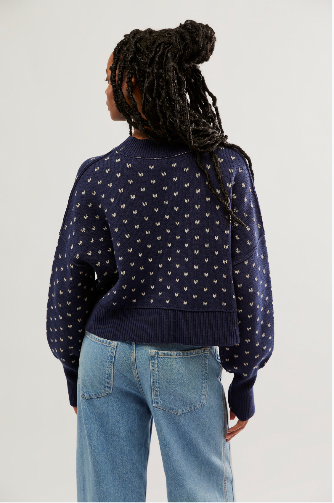 Pattern Easy Street Crop Pullover Sweater