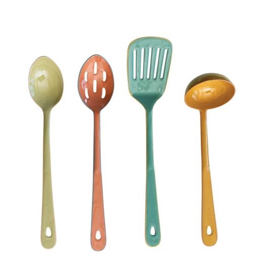 Astrid Enameled Stainless Steel Utensils