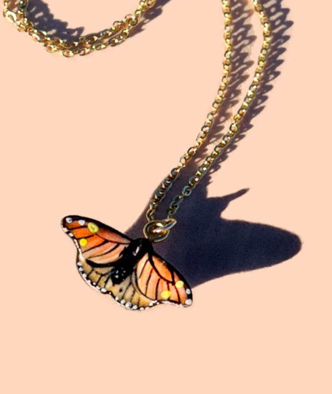 Tiny Flutter Necklace