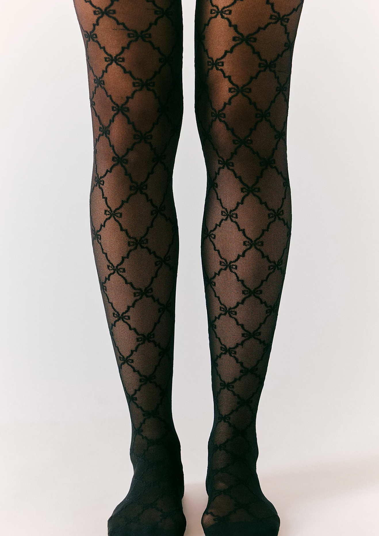 Ribbon Chain Tights