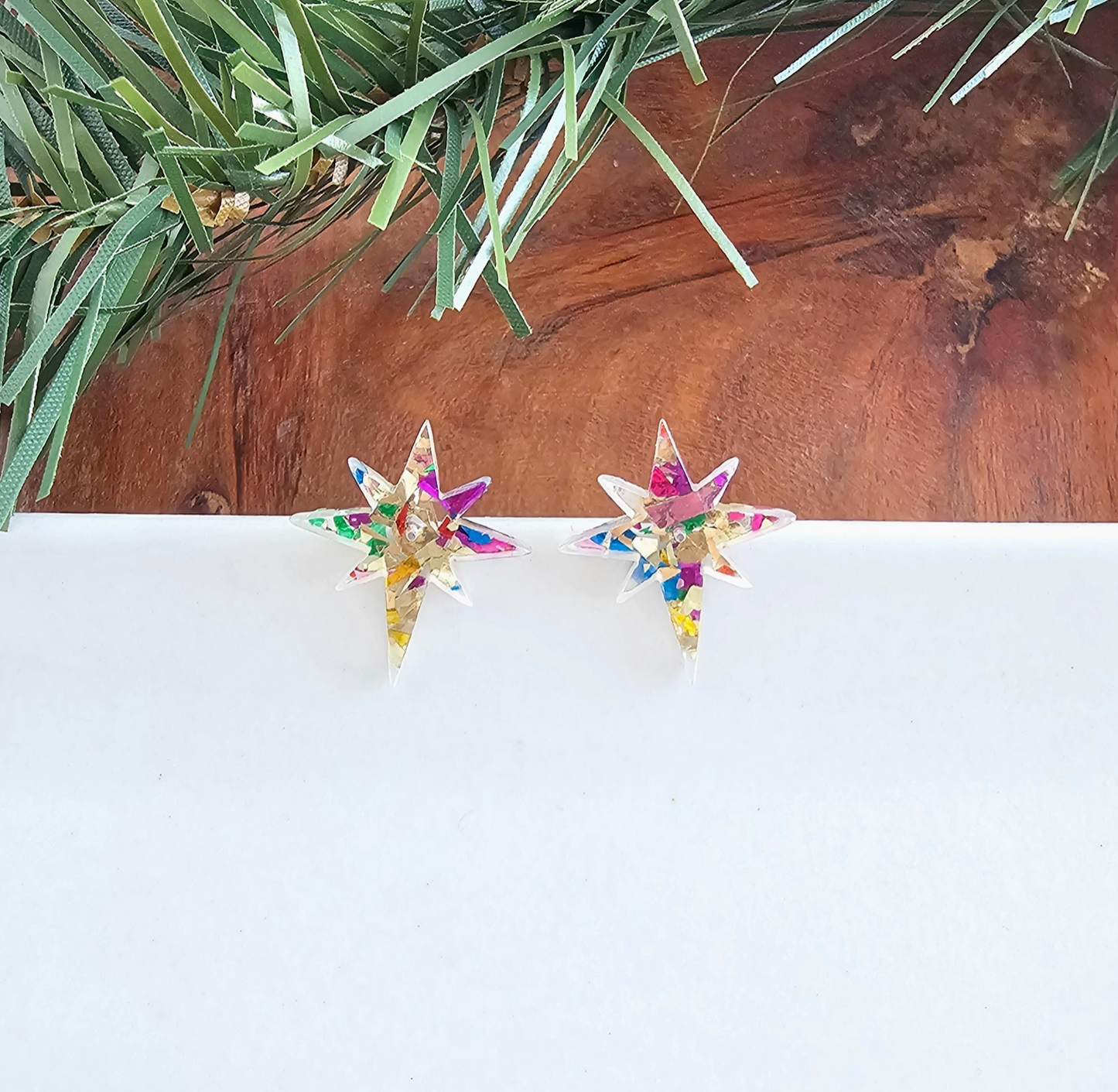 Star of Bethlehem Stud Earrings