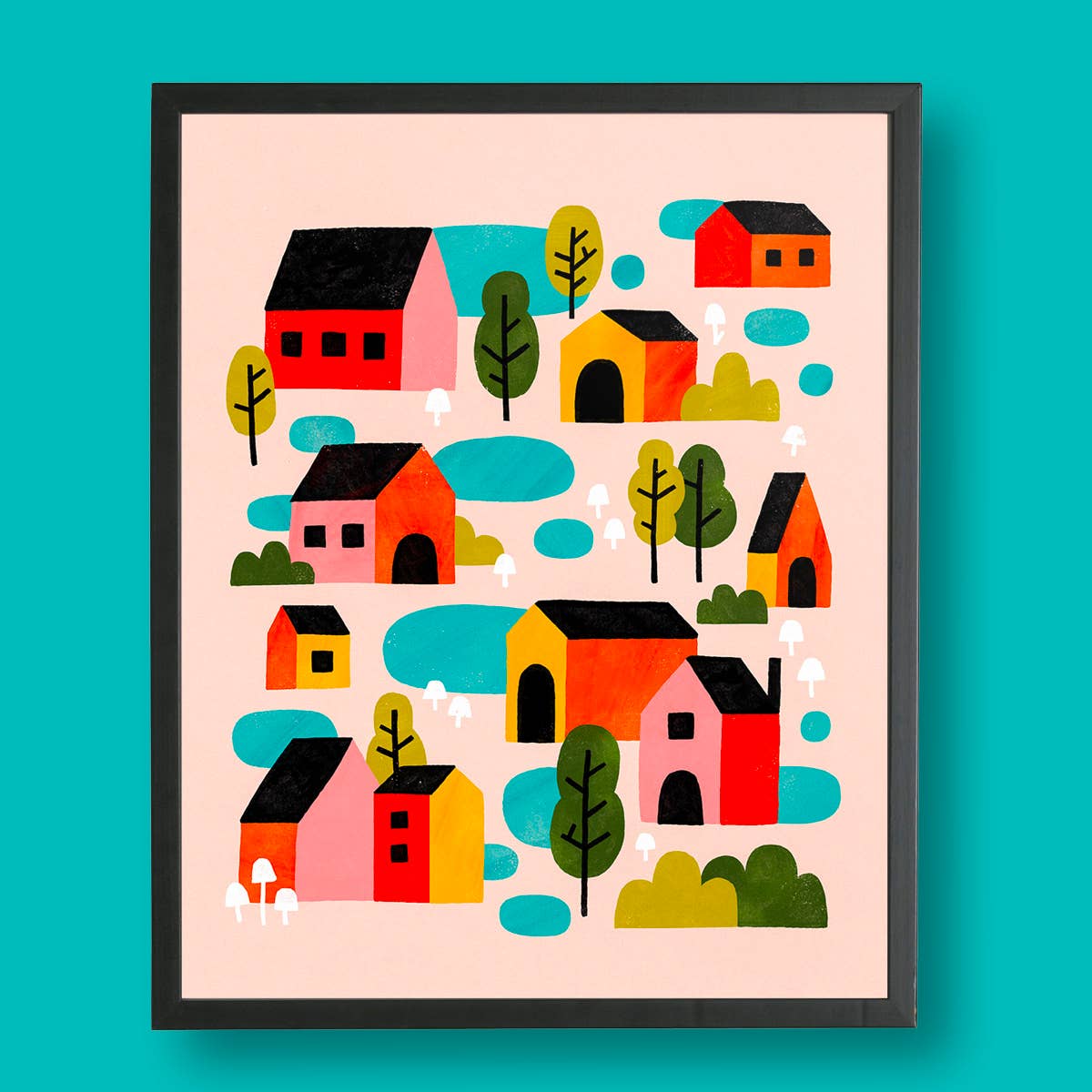 Neighborhood Art Print