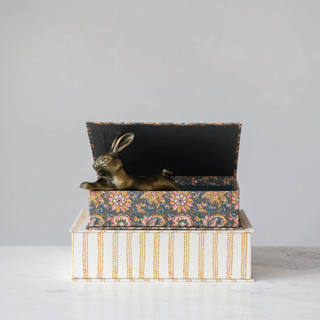 Sita Fabric Covered Storage Boxes