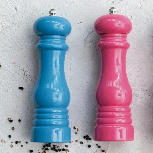 Bettie Enameled Rubberwood Salt/Pepper Mill