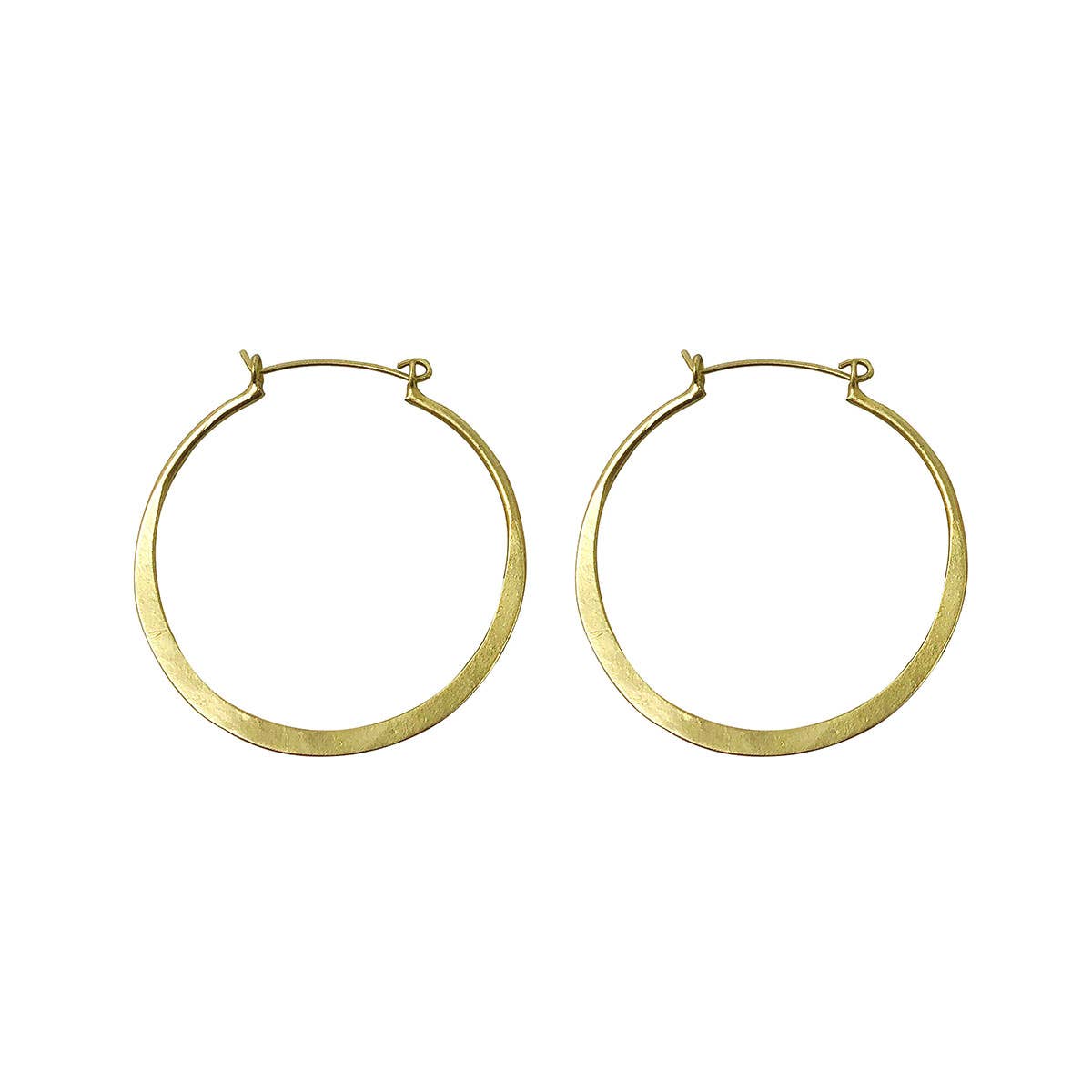 Organic Hoop Earrings