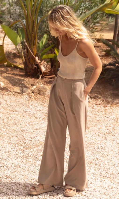 Sandy Khaki Trouser Pant