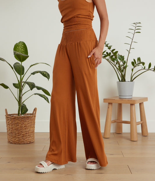 Waldo Organic Cotton Ribbed Pant