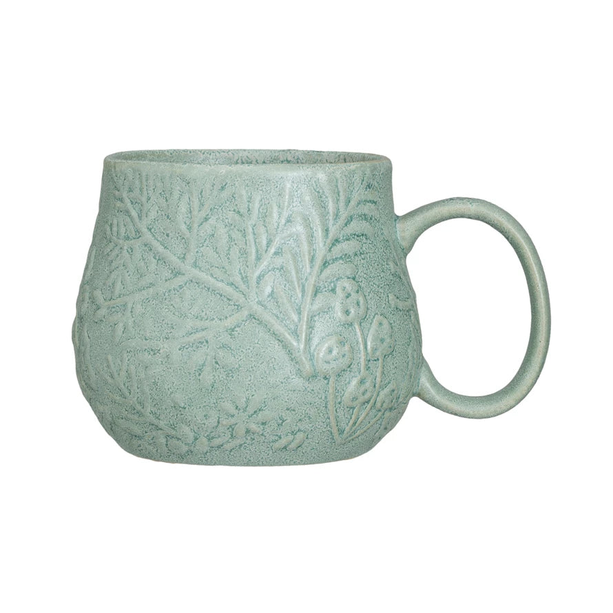 Eldan 16 oz. Embossed Stoneware Mug