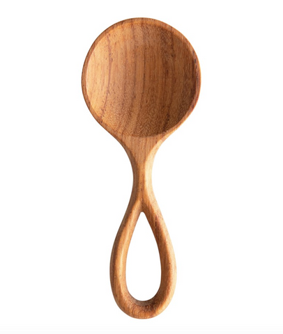 Hand-Carved Doussie Spoon with Handle