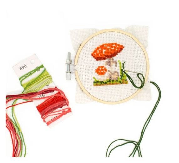 Mini Cross Stitch Embroidery Kit