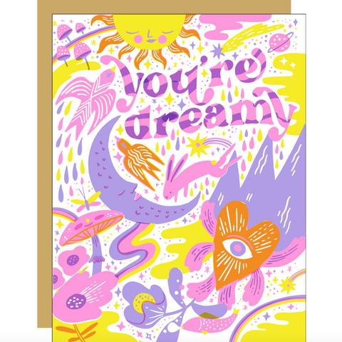 You're Dreamy Letterpress Card