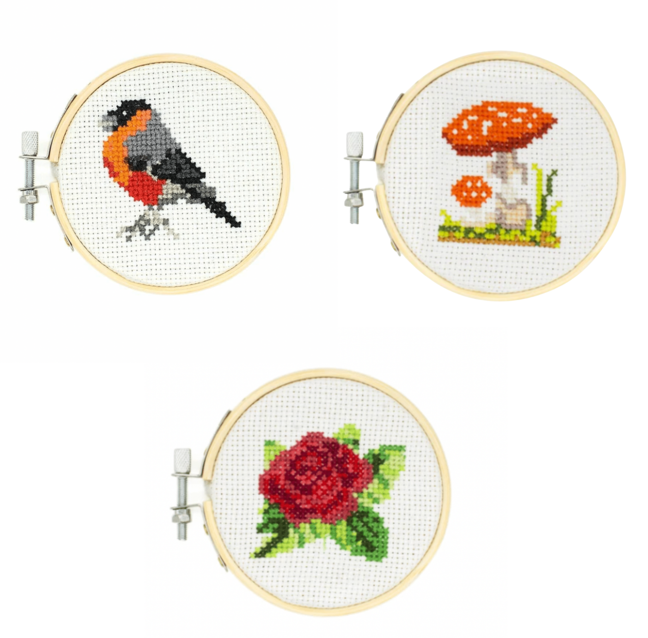 Mini Cross Stitch Embroidery Kit