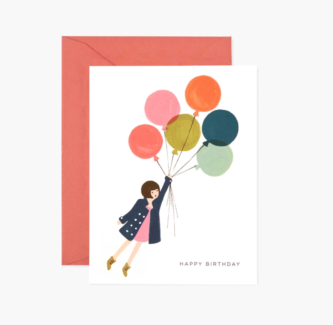 Fly Away Birthday Card