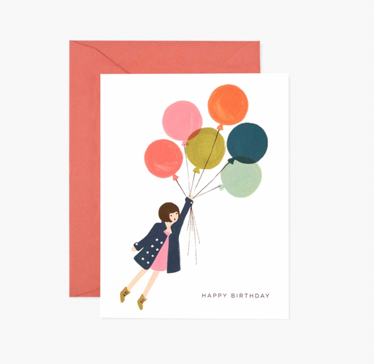 Fly Away Birthday Card