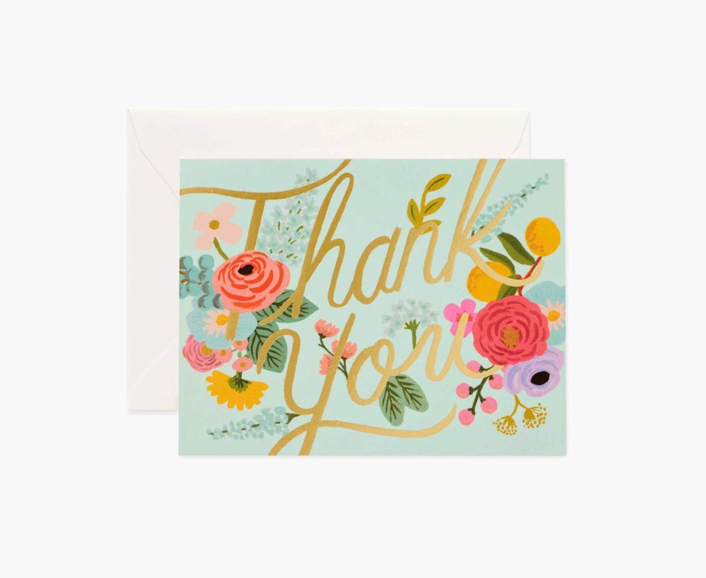 Mint Garden Thank You Card