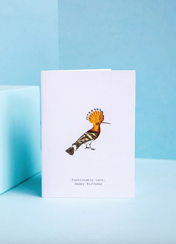 Fashionably Late Greeting Card