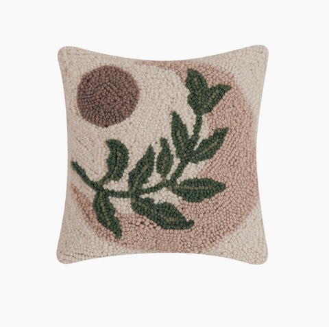 Moon And Leaves Hook Pillow