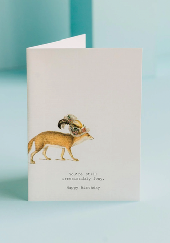 Still Irresistibly Foxy Greeting Card