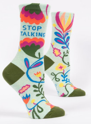 Stop Talking Women's Crew Socks
