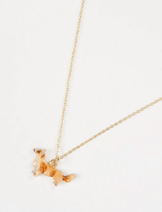 Animal Enamel Charm Necklaces