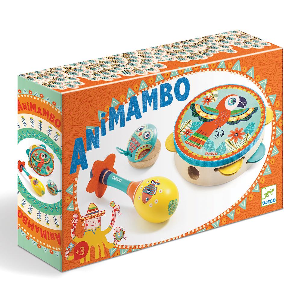 Animambo Tambourine Percussion Set